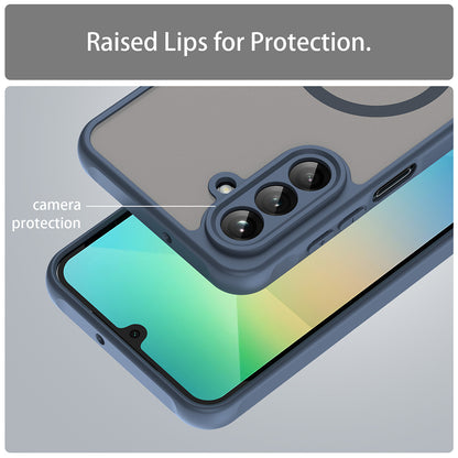 MagSafe puzdro pre Samsung Galaxy A26 A266, Techsuit, HaloFrost II, Tmavomodrá