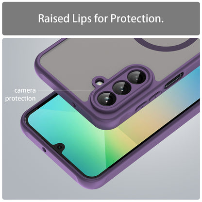 MagSafe puzdro pre Samsung Galaxy A26 A266, Techsuit, HaloFrost II, fialové