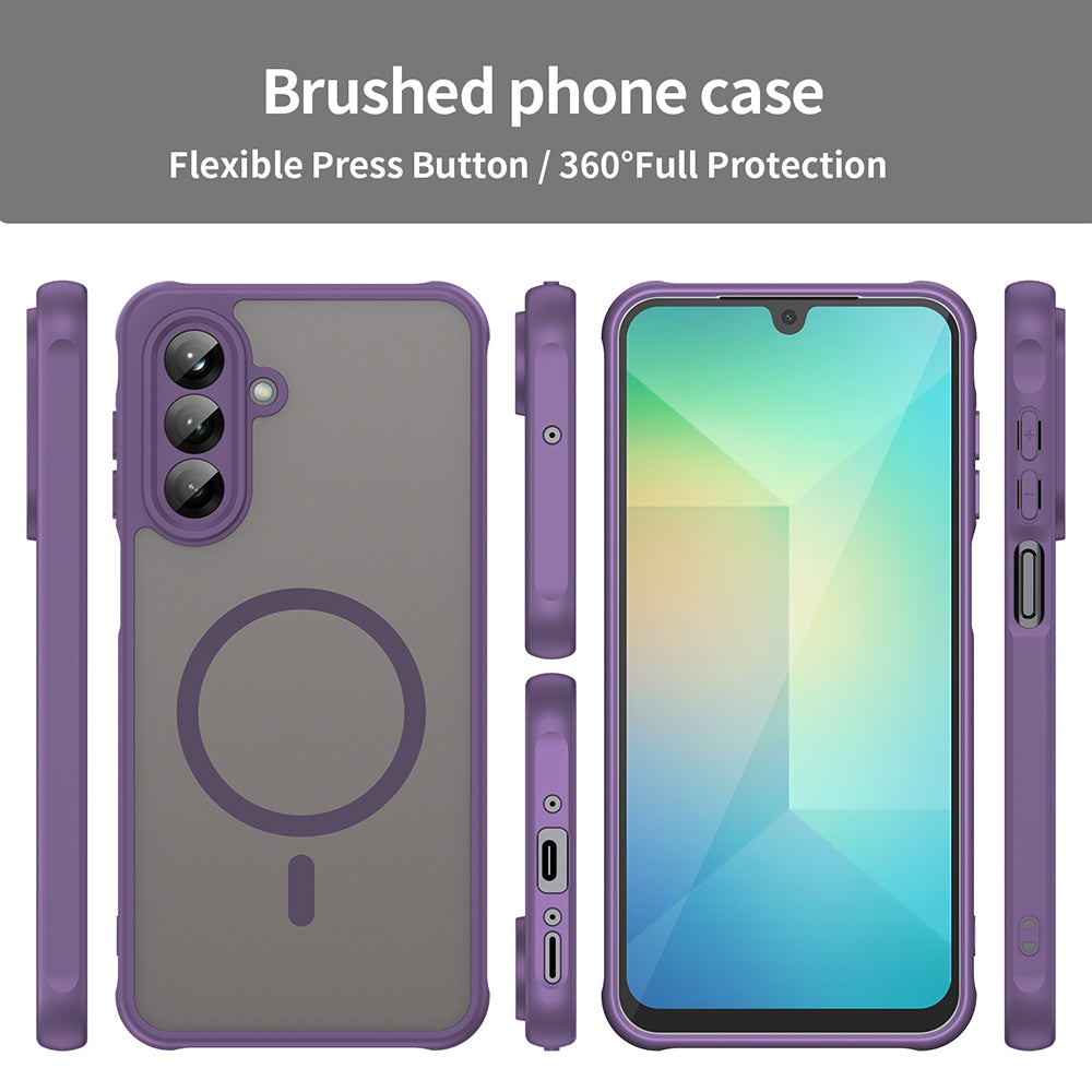 MagSafe puzdro pre Samsung Galaxy A26 A266, Techsuit, HaloFrost II, fialové