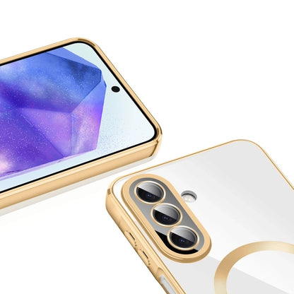 MagSafe puzdro pre Samsung Galaxy A27 5G, Techsuit, Luxury Crystal, Strieborné