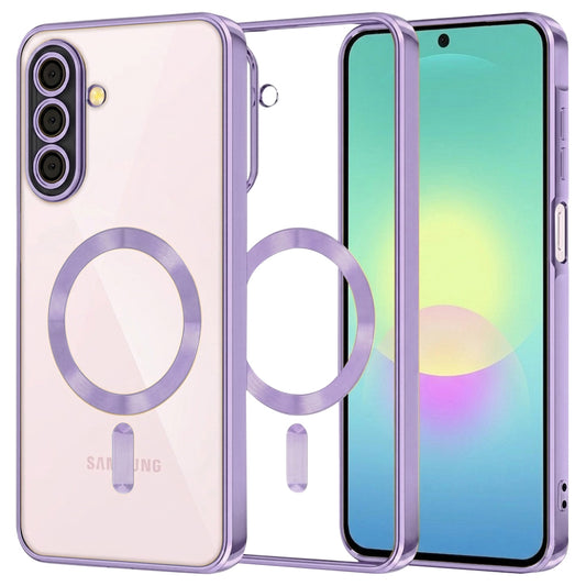MagSafe puzdro pre Samsung Galaxy A27 5G, Techsuit, Luxury Crystal, Svetlofialové