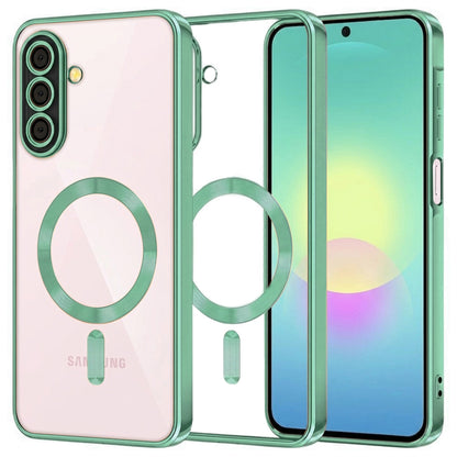 MagSafe puzdro pre Samsung Galaxy A27 5G, Techsuit, Luxury Crystal, Svetlozelené