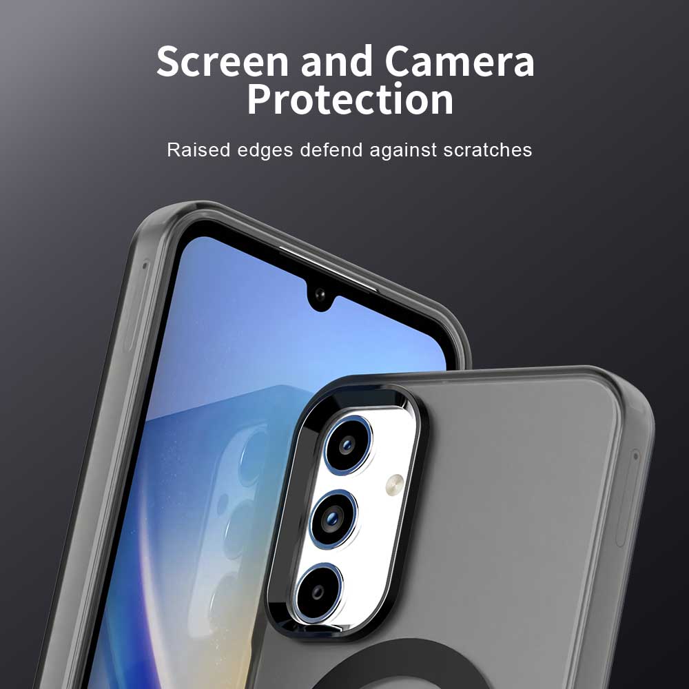MagSafe puzdro pre Samsung Galaxy A35 5G A356, Techsuit, CandyCase, Čierna