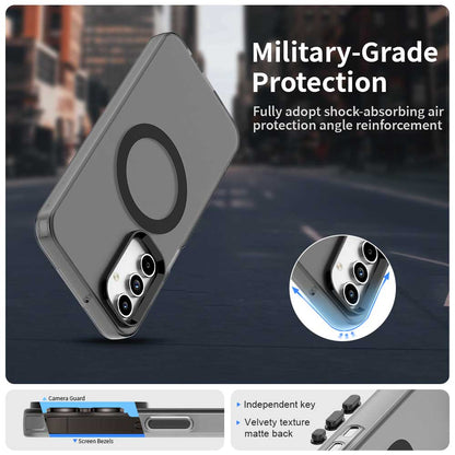MagSafe puzdro pre Samsung Galaxy A35 5G A356, Techsuit, CandyCase, Čierna