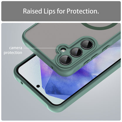 MagSafe puzdro pre Samsung Galaxy A35 5G A356, Techsuit, HaloFrost II, Zelené