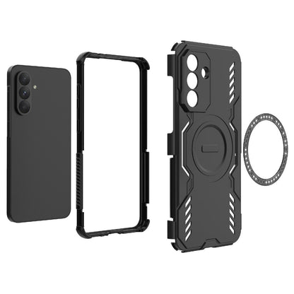 MagSafe puzdro pre Samsung Galaxy A36 A366, Techsuit, ArmorMag, modré