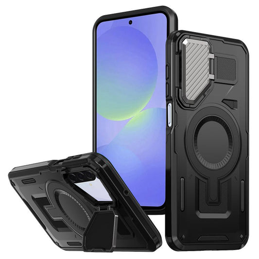 MagSafe puzdro pre Samsung Galaxy A36 A366, Techsuit, CamVault, čierne