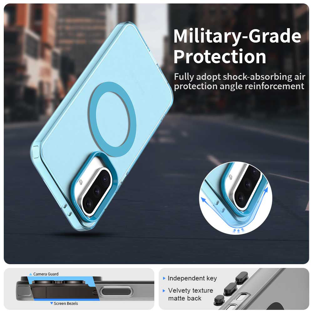 MagSafe puzdro pre Samsung Galaxy A36 A366, Techsuit, CandyCase, Modrá