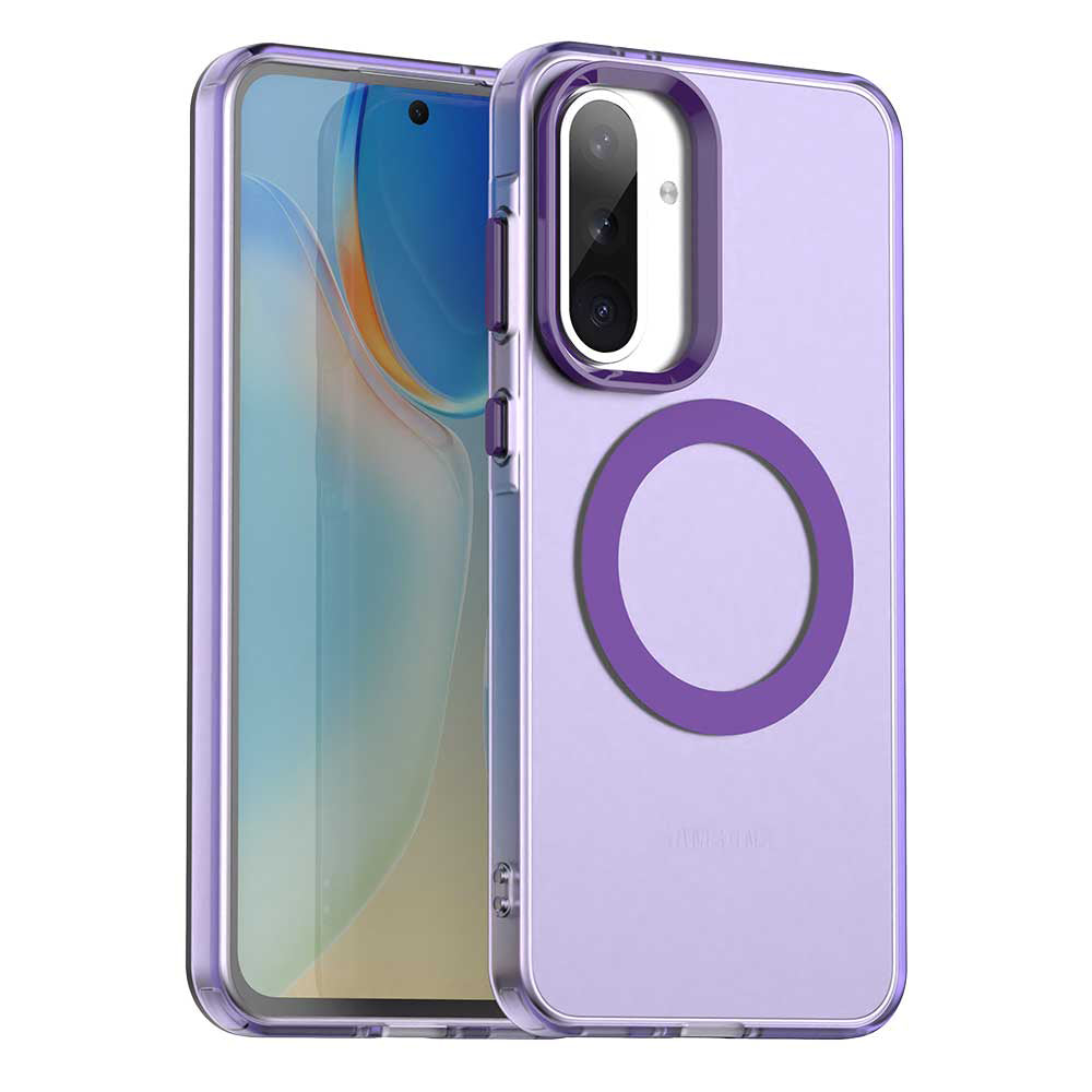 MagSafe puzdro pre Samsung Galaxy A36 A366, Techsuit, CandyCase, Fialová
