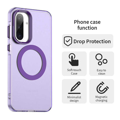 MagSafe puzdro pre Samsung Galaxy A36 A366, Techsuit, CandyCase, Fialová