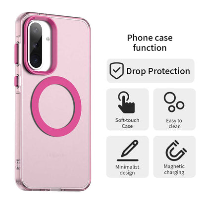 MagSafe puzdro pre Samsung Galaxy A36 A366, Techsuit, CandyCase, Ružové