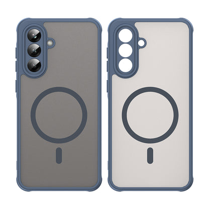 MagSafe puzdro pre Samsung Galaxy A36 A366, Techsuit, HaloFrost II, Tmavomodrá