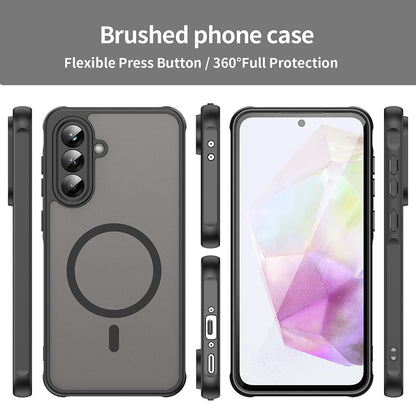 MagSafe puzdro pre Samsung Galaxy A36 A366, Techsuit, HaloFrost II, Čierne