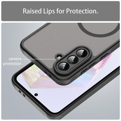 MagSafe puzdro pre Samsung Galaxy A36 A366, Techsuit, HaloFrost II, Čierne