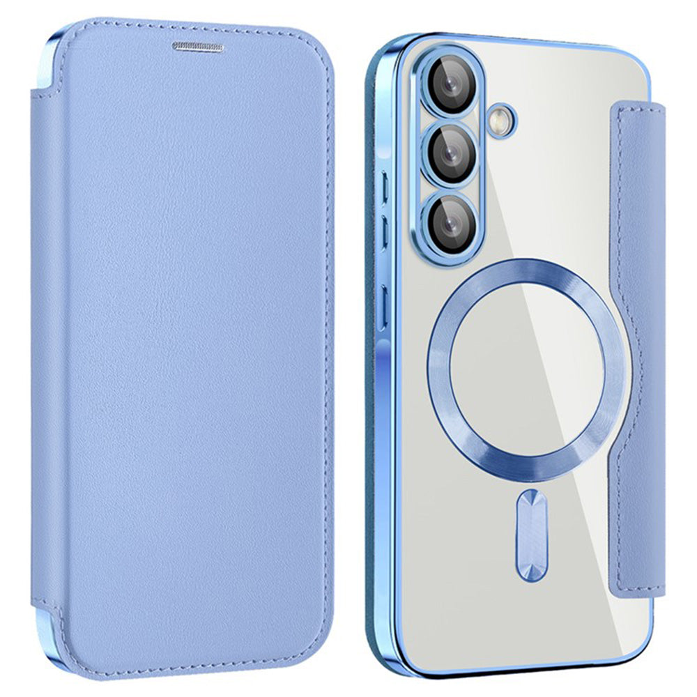 MagSafe puzdro pre Samsung Galaxy A36 A366, Techsuit, SmartMag Book, Modrá