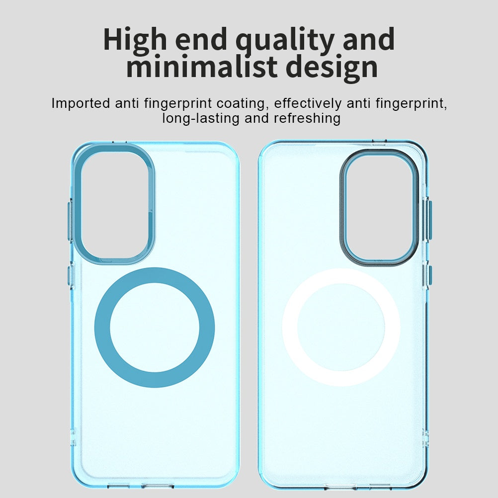 Puzdro MagSafe pre Samsung Galaxy A37 5G, Techsuit, CandyCase, Modrá