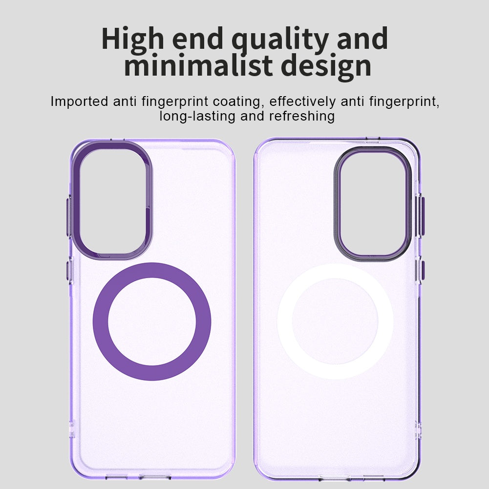 MagSafe Case for Samsung Galaxy A37 5G, Techsuit, CandyCase, Purple