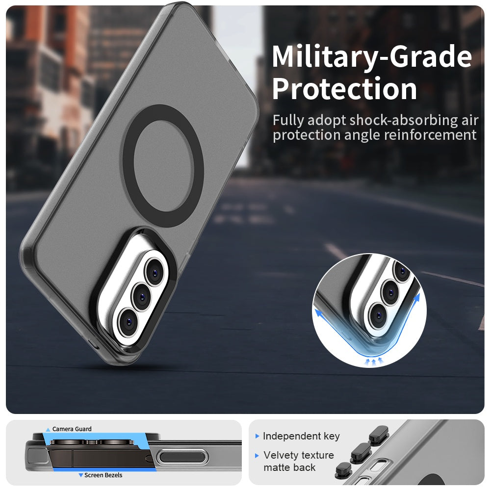 Puzdro MagSafe pre Samsung Galaxy A37 5G, Techsuit, CandyCase, Čierne