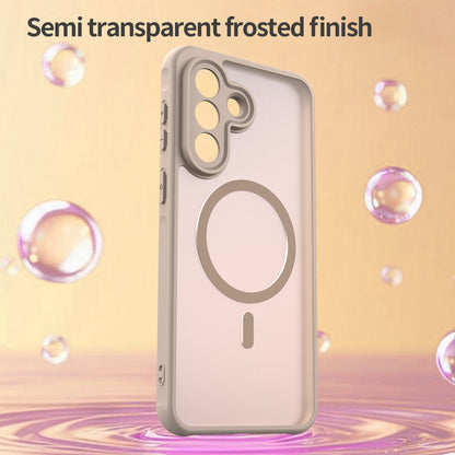 Puzdro MagSafe pre Samsung Galaxy A37 5G, Techsuit, HaloFrost II, Zlaté