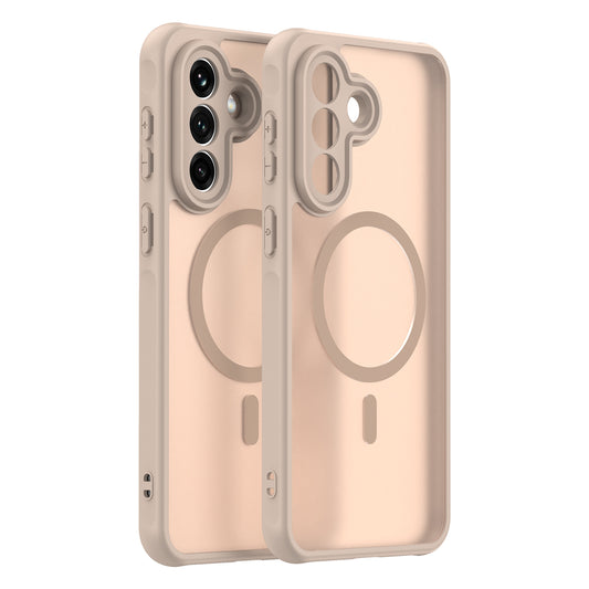 Puzdro MagSafe pre Samsung Galaxy A37 5G, Techsuit, HaloFrost II, Zlaté