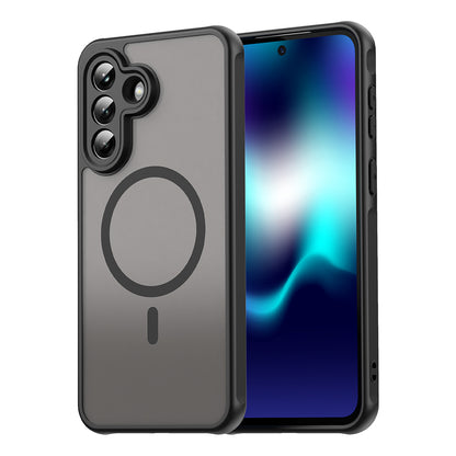 Puzdro MagSafe pre Samsung Galaxy A37 5G, Techsuit, HaloFrost II, Čierne
