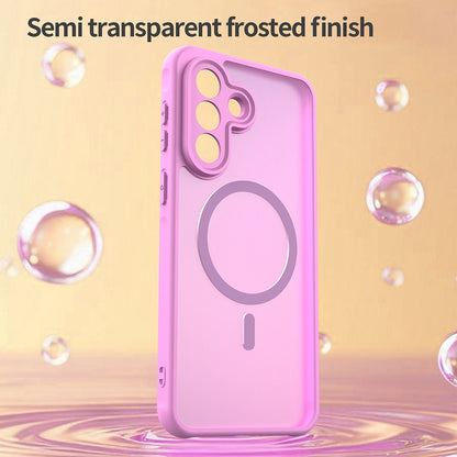 Puzdro MagSafe pre Samsung Galaxy A37 5G, Techsuit, HaloFrost II, Ružové