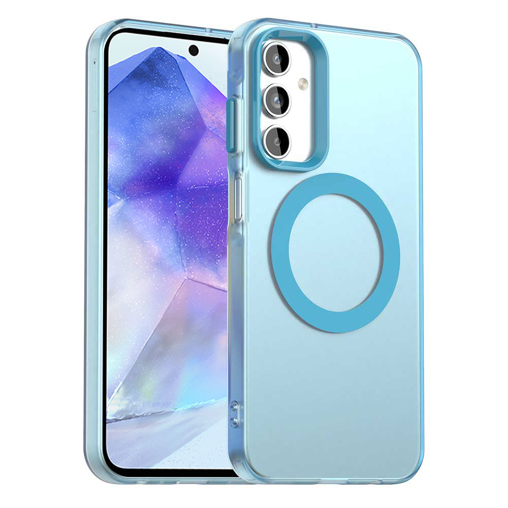 MagSafe puzdro pre Samsung Galaxy A55 5G A556, Techsuit, CandyCase, Modrá
