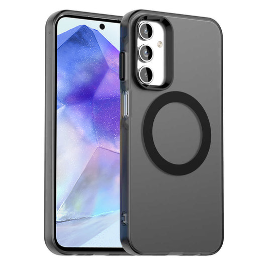 MagSafe puzdro pre Samsung Galaxy A55 5G A556, Techsuit, CandyCase, Čierna