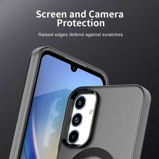 MagSafe puzdro pre Samsung Galaxy A55 5G A556, Techsuit, CandyCase, Čierna