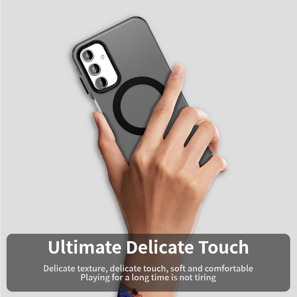 MagSafe puzdro pre Samsung Galaxy A55 5G A556, Techsuit, CandyCase, Čierna