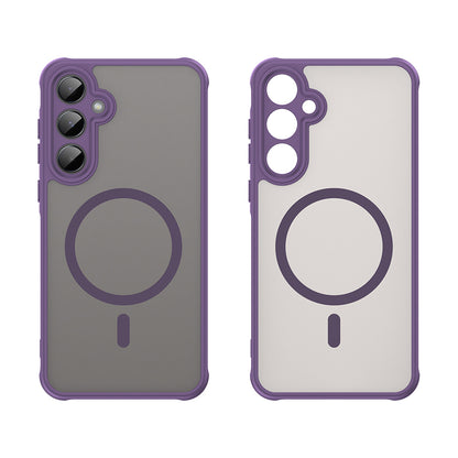 MagSafe puzdro pre Samsung Galaxy A55 5G A556, Techsuit, HaloFrost II, Fialová