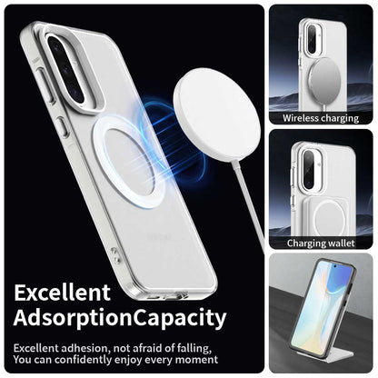 MagSafe Case for Samsung Galaxy A56 A566, Techsuit, CandyCase, White