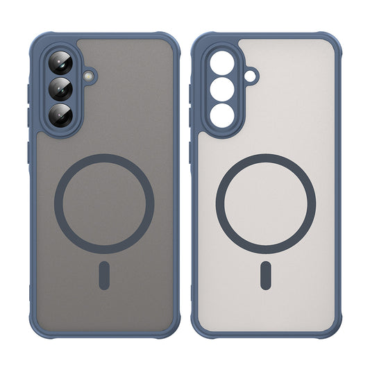 MagSafe puzdro pre Samsung Galaxy A56 A566, Techsuit, HaloFrost II, Tmavomodrá