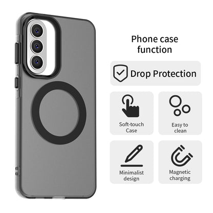 Puzdro MagSafe pre Samsung Galaxy A57 5G, Techsuit, CandyCase, Čierne