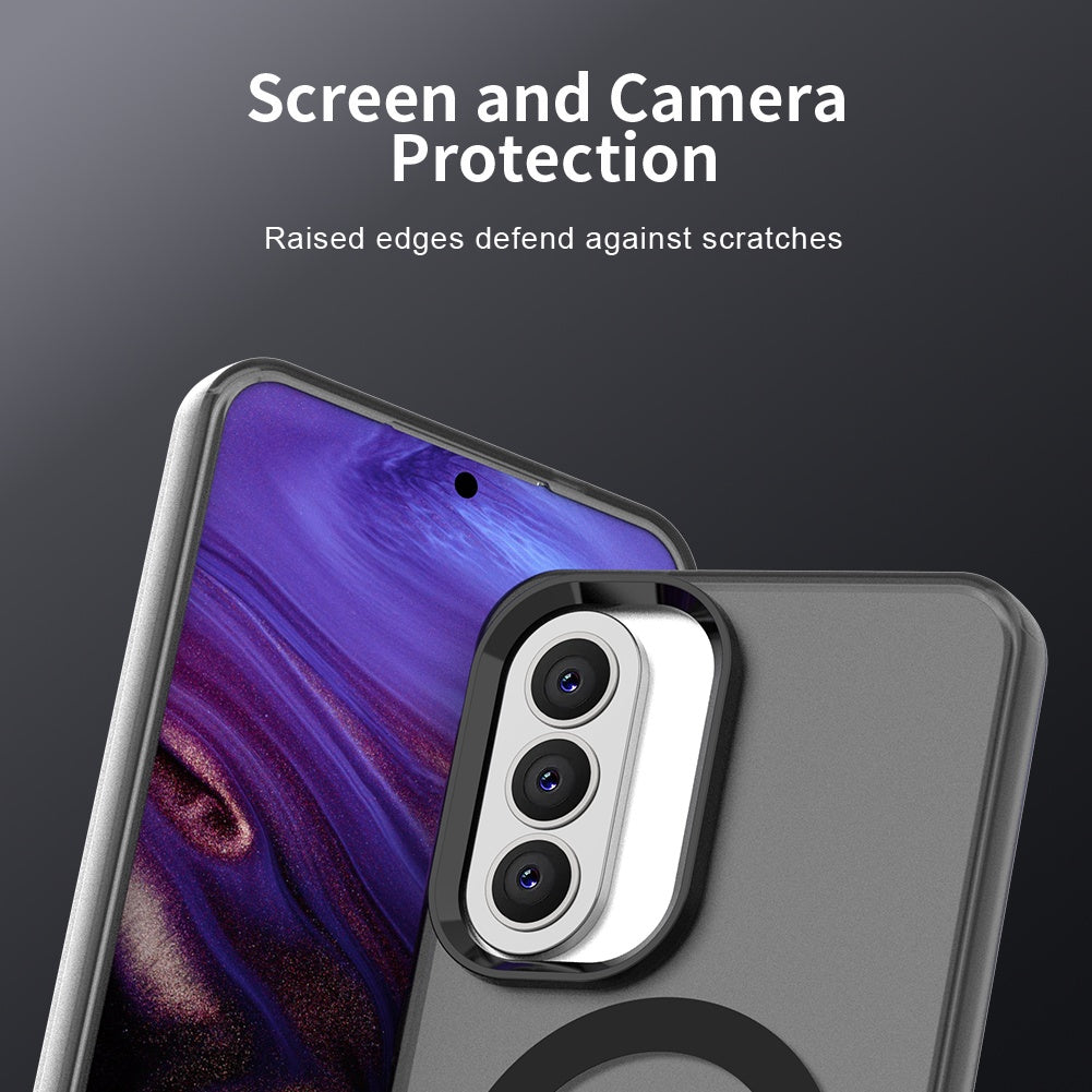 Puzdro MagSafe pre Samsung Galaxy A57 5G, Techsuit, CandyCase, Čierne