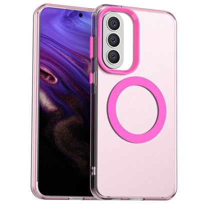 Puzdro MagSafe pre Samsung Galaxy A57 5G, Techsuit, CandyCase, Ružové