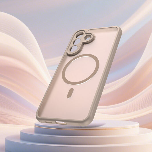 Puzdro MagSafe pre Samsung Galaxy A57 5G, Techsuit, HaloFrost II, Zlaté