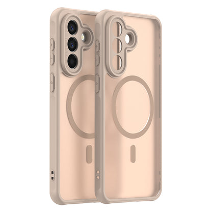 Puzdro MagSafe pre Samsung Galaxy A57 5G, Techsuit, HaloFrost II, Zlaté