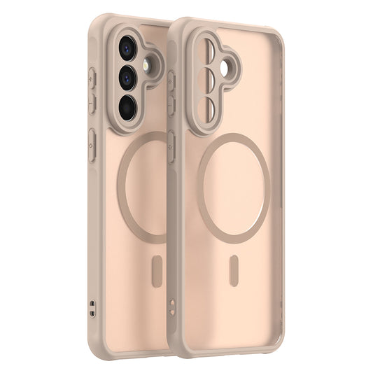 Puzdro MagSafe pre Samsung Galaxy A57 5G, Techsuit, HaloFrost II, Zlaté