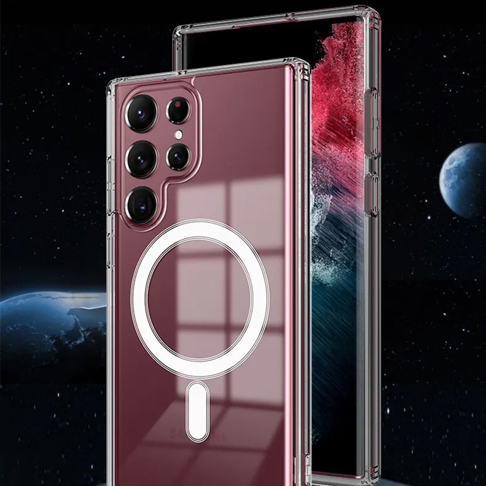 MagSafe puzdro pre Samsung Galaxy S23 Ultra S918, Techsuit, Pro, Čierne