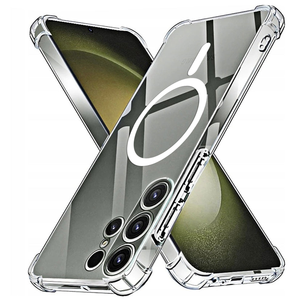 MagSafe Case for Samsung Galaxy S23 Ultra S918, Techsuit, Shockproof, Transparent