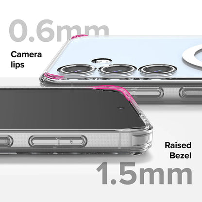 MagSafe puzdro pre Samsung Galaxy S24 FE S721, Ringke, Fusion, Priehľadné