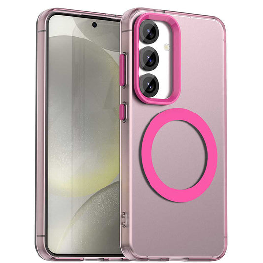 MagSafe puzdro pre Samsung Galaxy S24 FE S721, Techsuit, CandyCase, Ružové