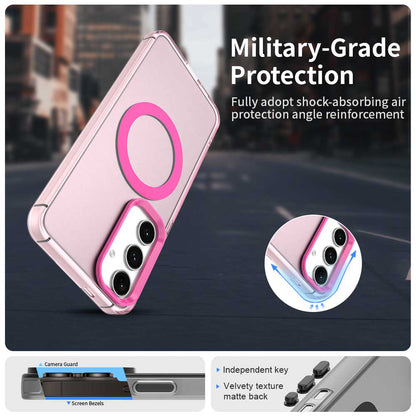 MagSafe puzdro pre Samsung Galaxy S24 FE S721, Techsuit, CandyCase, Ružové