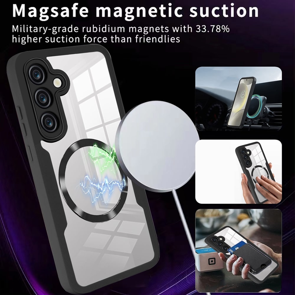 MagSafe puzdro pre Samsung Galaxy S24+ S926, Techsuit, ColorVerse 360, Modrá