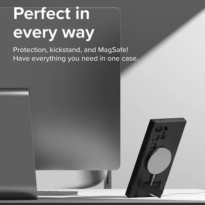 MagSafe puzdro pre Samsung Galaxy S24 Ultra S928, Ringke, Alles, Čierne