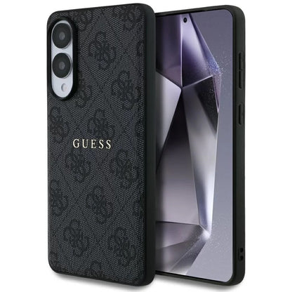 Puzdro MagSafe pre Samsung Galaxy S25 Edge S937, Guess, 4G Ring Classic Logo, Čierne