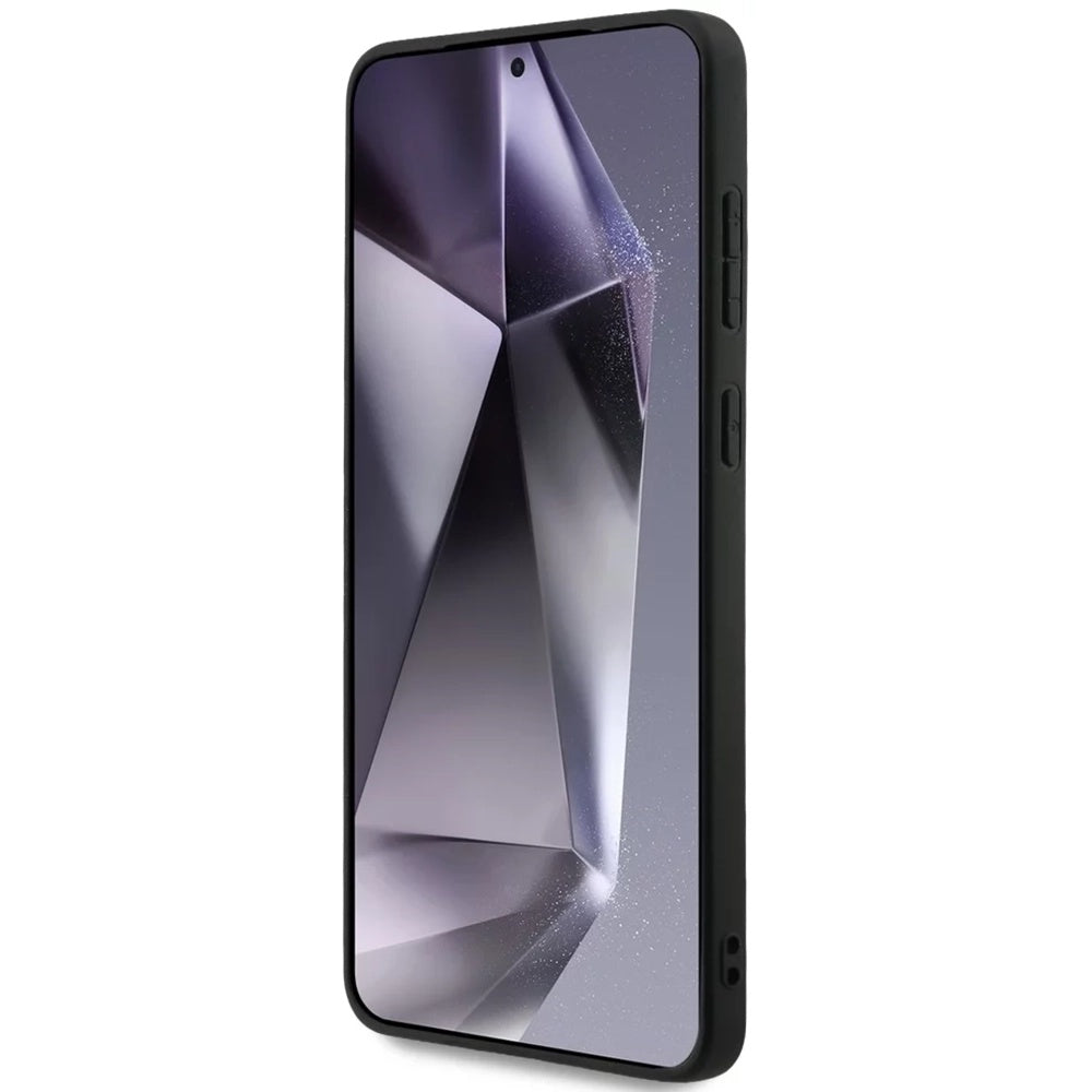 Puzdro MagSafe pre Samsung Galaxy S25 Edge S937, Guess, 4G Ring Classic Logo, Čierne