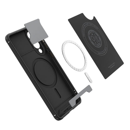 Puzdro MagSafe pre Samsung Galaxy S25 Edge S937, Spigen, Core Armor, Matná Čierna ACS09406