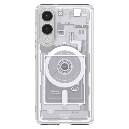 Puzdro MagSafe pre Samsung Galaxy S25 Edge S937, Spigen, Ultra Hybrid Zero One, Biela ACS09417